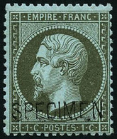 ** N°19 1c Olive, Spécimen - TB - 1862 Napoleon III