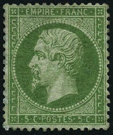 ** N°20 5c Vert - TB - 1862 Napoleon III