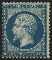 * N°22 20c Bleu, Signé Calves - TB - 1862 Napoleon III