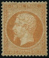 * N°23 40c Orange Quasi SC, Pièce De Luxe - TB - 1862 Napoleon III