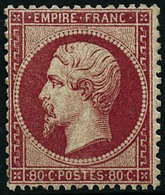 * N°24 80c Rose, Quasi SC - TB - 1862 Napoleon III