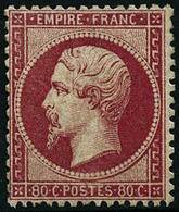 * N°24 80c Rose, Quasi SC - TB - 1862 Napoleone III