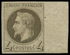 * N°27f 4c Gris, Rotschild BDF, Infime Trace De Charnière - TB - 1863-1870 Napoléon III Con Laureles