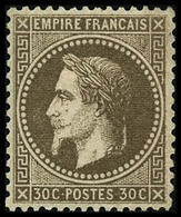 ** N°30 30c Brun, Pièce De Luxe, Signé Calves - TB - 1863-1870 Napoleon III Gelauwerd