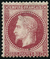 ** N°32 80c Rose, Signé Brun - TB - 1863-1870 Napoleon III Gelauwerd