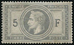 * N°33 5F Empire, Fraicheur Postale, Signé Calves - TB - 1863-1870 Napoleon III Gelauwerd