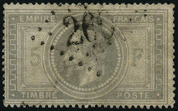 Oblit. N°33 5F Empire - TB - 1863-1870 Napoléon III Con Laureles