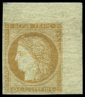** N°36c 10c Bistre-jaune (granet) - TB - 1870 Beleg Van Parijs