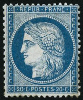 ** N°37 20c Bleu - TB - 1870 Beleg Van Parijs