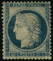 * N°37 20c Bleu - TB - 1870 Beleg Van Parijs