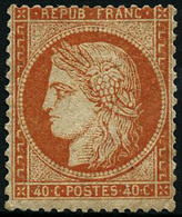 ** N°38 40c Orange - B - 1870 Siege Of Paris