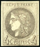 * N°41e 4c Gris Foncé, Quasi SC - TB - 1870 Uitgave Van Bordeaux