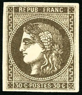 * N°47 30c Brun - TB - 1870 Uitgave Van Bordeaux