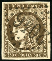Oblit. N°47 30c Brun - TB - 1870 Uitgave Van Bordeaux
