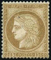 ** N°55 15c Bistre, Pièce De Luxe - TB - 1871-1875 Ceres