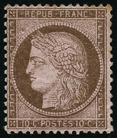 * N°58 10c Brun S/rose - TB - 1871-1875 Cérès
