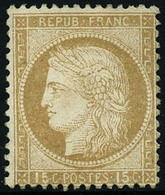 ** N°59 15c Bistre - TB - 1871-1875 Cérès