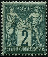 ** N°62 2c Vert - TB - 1876-1878 Sage (Type I)