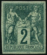 ** N°62a 2c Vert ND - TB - 1876-1878 Sage (Typ I)