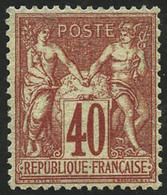 * N°70 40c Rouge-orange - TB - 1876-1878 Sage (Typ I)