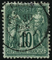 Oblit. N°76 10c Vert, Pièce De Luxe - TB - 1876-1898 Sage (Type II)