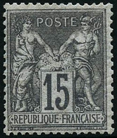 ** N°77 15c Gris - TB - 1876-1898 Sage (Type II)