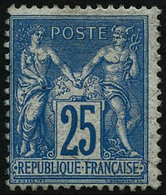 ** N°78 25c Outremer, Signé Brun - TB - 1876-1898 Sage (Type II)