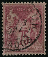 Oblit. N°81 75c Rose - TB - 1876-1898 Sage (Tipo II)