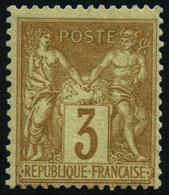 ** N°86 3c Bistre Jaune - TB - 1876-1898 Sage (Type II)