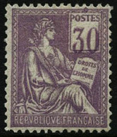 ** N°115a 30c Violet, Chiffres Déplacés - TB - Other & Unclassified