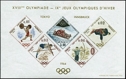 ** N°7 Bloc Spécial Jeux Olympiques De Tokyo 1964 - TB - Blocks & Sheetlets