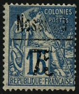 ** N°21 75c Sur 15c Bleu, Signé Brun - TB - Andere & Zonder Classificatie