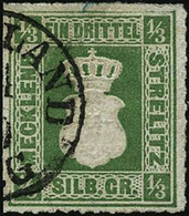 Oblit. N°2 1/3 Silb Vert - TB - Mecklenburg-Strelitz