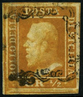 Oblit. N°18 1/2g Orange - TB - Sizilien