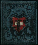 Oblit. N°18 5r Bleu-noir Et Rouge, (cote Yvert 2010) - TB - Altri & Non Classificati