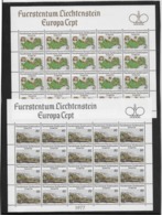 Liechtenstein N°612/613 - Feuillet De 20 Exemplaires - Neuf ** Sans Charnière - Superbe - Nuovi