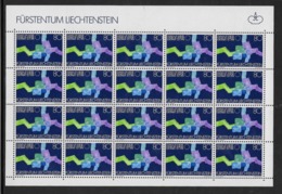 Liechtenstein N°670 - Feuillet De 20 Exemplaires - Neuf ** Sans Charnière - Superbe - Unused Stamps