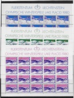 Liechtenstein N°679/681 - Feuillet De 20 Exemplaires - Neuf ** Sans Charnière - Superbe - Nuovi