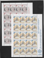 Liechtenstein N°757/758 - Feuillet De 20 Exemplaires - Neuf ** Sans Charnière - Superbe - Unused Stamps