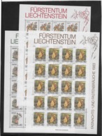 Liechtenstein N°759/761 - Feuillet De 20 Exemplaires - Neuf ** Sans Charnière - Superbe - Ongebruikt
