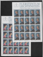 Liechtenstein N°802/803 - Feuillet De 20 Exemplaires - Neuf ** Sans Charnière - Superbe - Unused Stamps