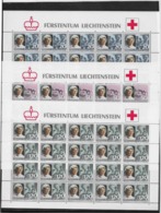 Liechtenstein N°816/818 - Feuillet De 20 Exemplaires - Neuf ** Sans Charnière - Superbe - Unused Stamps
