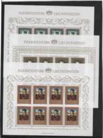 Liechtenstein N°822/824 - Feuillet De 8 Exemplaires - Neuf ** Sans Charnière - Superbe - Ongebruikt