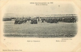 MARNE  BETHENY   FETES FRANCO / RUSSES   Defilé De L'infanterie - Bétheny