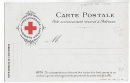 1914 - CARTE FRANCHISE CROIX-ROUGE "PRISONNIERS DE GUERRE" Du COMITE DE LYON  ! RED CROSS - Croce Rossa