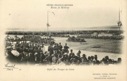 MARNE  BETHENY   FETES FRANCO / RUSSES  Defilé Des Troupes Du Génie - Bétheny