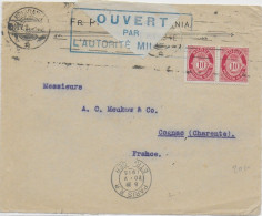Delcampe - 1915 - NORVEGE - DEVANT DE LETTRE Avec CENSURE FRANCAISE De KRISTIANA => PARIS - Briefe U. Dokumente
