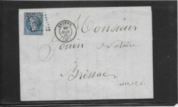 France N°22 Oblitéré GC 99 & Type 15 Angers (47) - 1866 - TB - 1862 Napoleone III