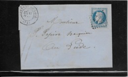 France N°29 Oblitéré GC 917 & Type 17 Chateau Du Loir (71) - 1869 - TB - 1863-1870 Napoleon III With Laurels