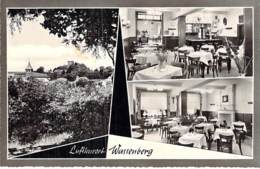DEUTSCHLAND Allemagne Heinsberg BURGHOF STEIN Multivues LUFLKURORF WASSEMBERG Restaurant - CPSM Dentelée N/B Format CPA - Heinsberg